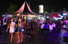 La feria en su noche de apertura.