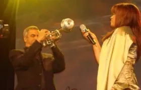 Rafael Quezada, en plena actuación.