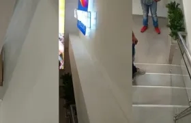 Lugar desde donde cayó el menor.