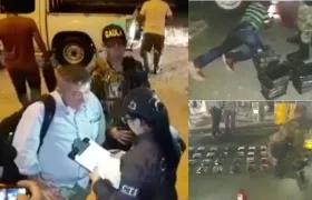 Hombre capturado con droga en el corredor de carga.