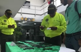 Celulares recuperados.