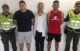 Los tras capturados por los hechos en Los Almendros III etapa.