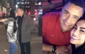 La psicóloga Haychelt Benitorevollo y el político Carlos Alberto Posada.