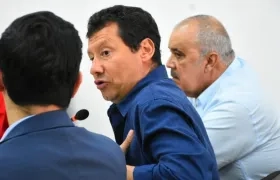 Los abogados Jaime Lombana y Antonio Deyongh.