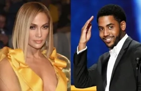 Jennifer Lopez y Jharrel Jerome.