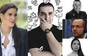 Varios de los periodistas amenazados.