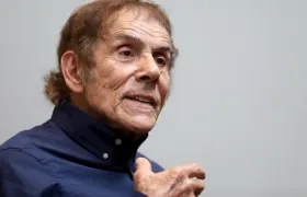 El pintor colombiano David Manzur 