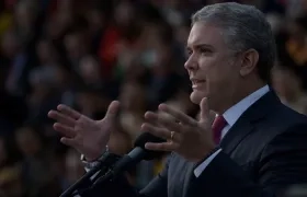 El Presidente Iván Duque Márquez.