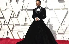 El actor Billy Porter en la alfombra roja de los premios Óscar 2019.