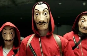 Personajes de la serie 'La casa de papel'.