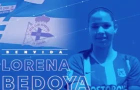 Así anunciaron a la colombiana. 