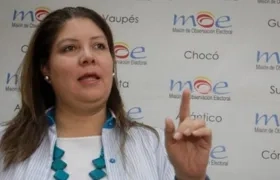 Alejandra Barrios, directora de la MOE.