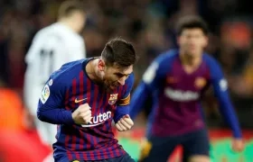 Lionel Messi, delantero argentino. 