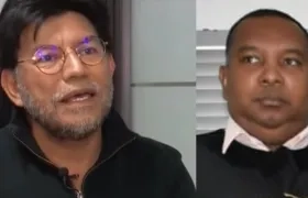 Abogado José H. Torres y el magistrado Demóstenes Camargo del Tribunal Superior de Barranquilla.