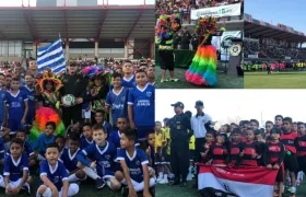 Aspectos de la inauguración. 