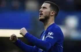 Eden Hazard, delantero del Chelsea. 