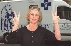 La actriz Brigitte Bardot.