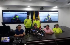  El jefe de la Oficina de Seguridad Ciudadana, el subcomandante de la Mebar y el Director Seccional de Fiscalía.