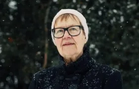 La poetisa Tua Forsström. 