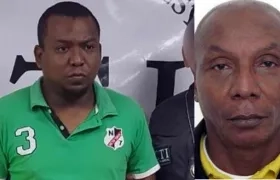 Víctor Carlos Meriño Pereira (Izquierda) y Bernardo Cuero (derecha).