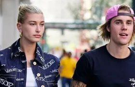 Hailey Baldwin y Justin Bieber.