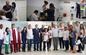 Equipo que participó en jornada de ortopedia en el hospital Niño Jesús.