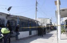 Lugar donde ocurrieron los hechos en el barrio Universal de Barranquilla