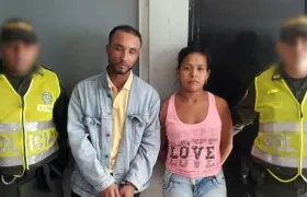 Stiven Ricardo Nuñez Escolar y  Brenda Patricia Torres Rodríguez, quien fue dejada en libertad por el juez.