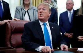 Donald Trump volvió a atacar a la prensa.