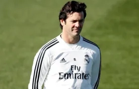 Santiago Solari, entrenador del Real Madrid. 