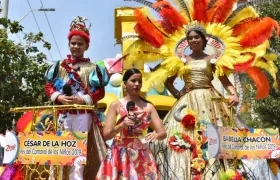 Los Reyes César De La Hoz e Isabella Chacón.