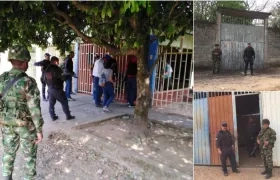 Ejércitoy Fiscalía en la extinción de dominio de varios bienes.