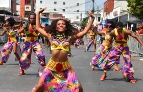 Afrobatata, uno de los grupos participantes en la Gran Parada Carlos Franco.
