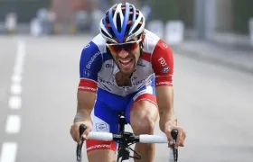 Thibaut Pinot, ciclista francés. 