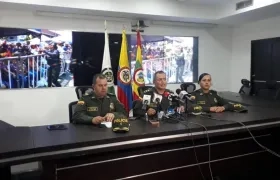 Los altos mandos de la Policía Metropolitana presentaron el balance hoy.