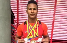 Kevin Sandoval, pesista. 