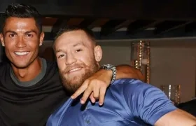 Cristiano Ronaldo y Connor McGregor. 