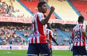 Luis Carlos Ruiz, delantero del Junior. 