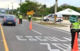 Operativos de control en las carreteras del país.