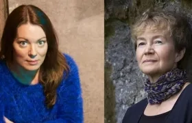 Las novelistas suecas Las novelistas Ellen Mattson y Anne Swärd.