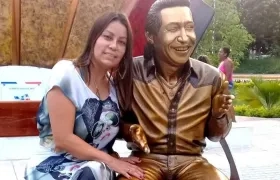 Consuelo Martínez viuda de Diomedes Díaz.