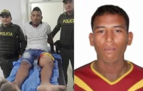 Darwin Araujo cuando fue capturado en junio del 2017.