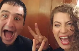  Los actores y esposos colombianos Robinson Díaz y Adriana Arango.