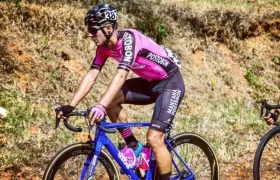 Wilmar Paredes, ciclista del Team Manzana Postobón. 