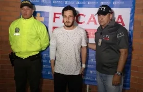 En foto, presunto partícipe,Juan Pablo Aponte G