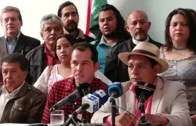 El Consejero Mayor de la ONIC, Luis Kankui.