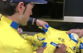 Ion Izaguirre, ciclista del Astana. 
