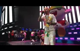 J Balvin en  Coachella.