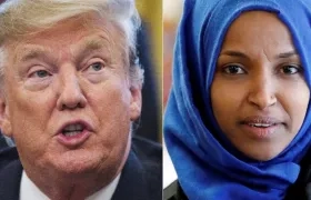 Donald Trump difundió un video polémico criticando a la congresista musulmana Ilhan Omar.