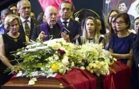 Su hija, Luciana García, leyó la carta.